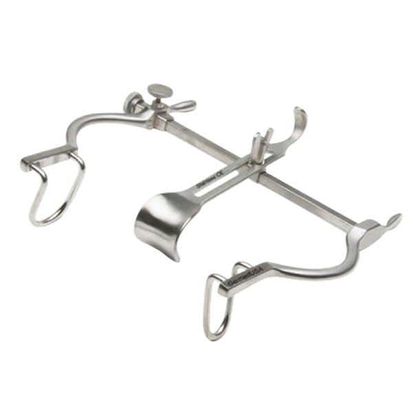 Balfour Abdominal Retractor Spread Light Pattern