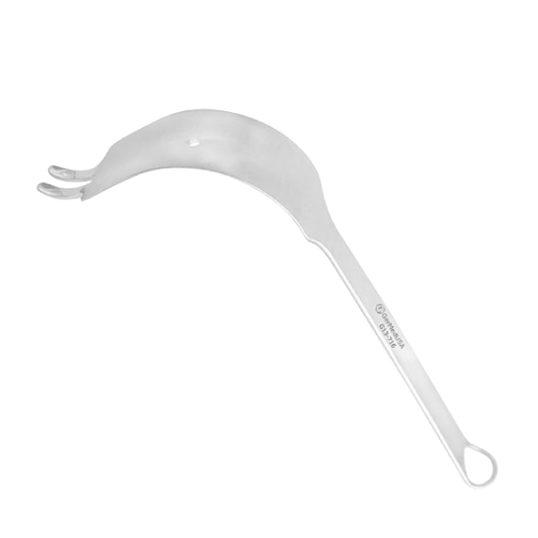 Acetabular Retractor Narrow Double Prong 12 1/2" Blade Width 32mm